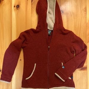 Cozy zip up fleece sweatshirt/jacket